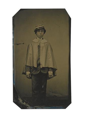 (SLAVERY AND ABOLITION--PHOTOGRAPHY.) Group of 18 tintypes of people of color.